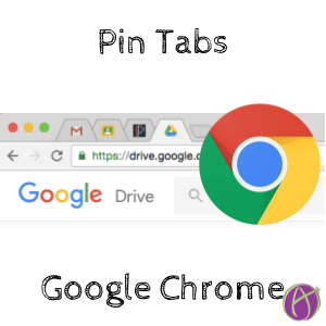 can you pin a tab on chrome for mac